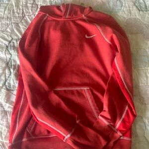 Nike Therma-FIT Red Fleece Hoodie